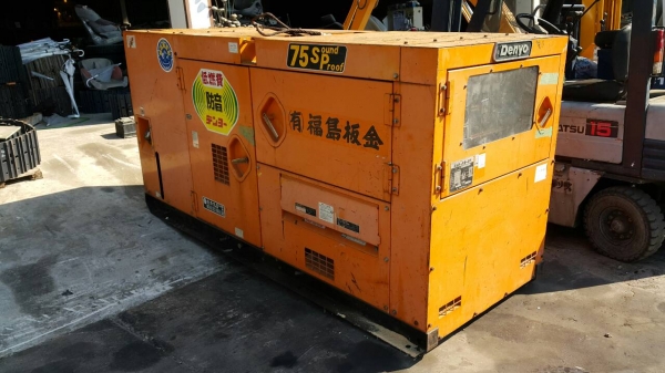 ขาย เครื่องไฟ DENYO 75KVA  มือสองญี่ปุ่น DCA-75 SPH  เครืิ่องยนต์ HINO -EH700- มือถือ /LINE ID :0818753444