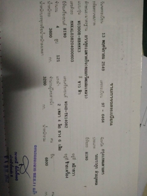 ขายด่วนรถ6ล้อHINODUTROเครือง136รถห้างแท้ปี48ติดโม้ตรง3คิว