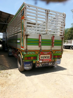 ลูกพ่วง 2 เพลา ไม่ดัมพ์ กระบะอลูมิเนียมพื้นสแตนเลส ยาว 6.40 เมตร ปี 50