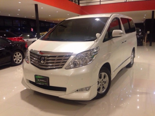 ขาย Toyota Alphard สีขาว ปี 2009 เครื่อง 3.5 ตัว Top สุด