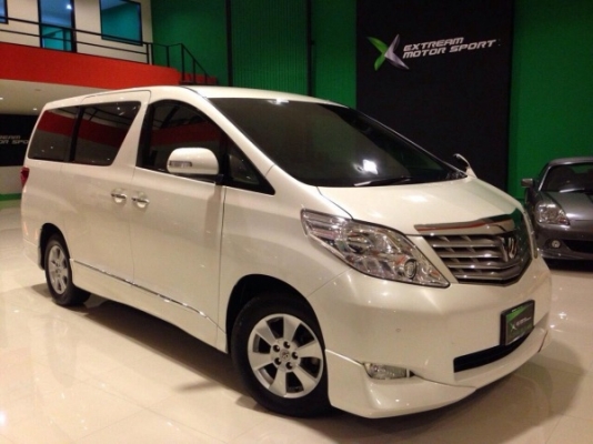 ขาย Toyota Alphard สีขาว ปี 2009 เครื่อง 3.5 ตัว Top สุด