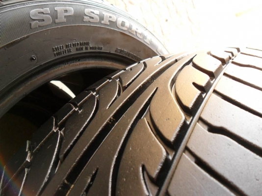 ยางขอบ17 ดันล็อป 215-60-R17ลงพื้นปี13(4เส้น3,400บ)ดอกหนามาก90\%