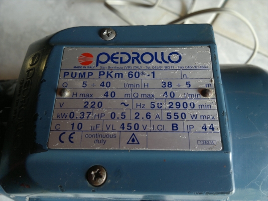 ขายปั๊มนํ้า 1 นิ้ว ขายแล้ว