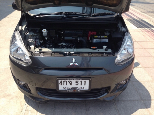 MITSUBISHI MIRAGE ปี 2014 รถสวย AUTO กระจกไฟฟ้า ARIBAG เบรค ABS ล้อ MAX เครื่องวิ่งดี ช่วงล่างดี แอร์เย็น ภายในสภาพใหม่ สีสวย จัดไฟแนนได้ ฟรีดาวน์