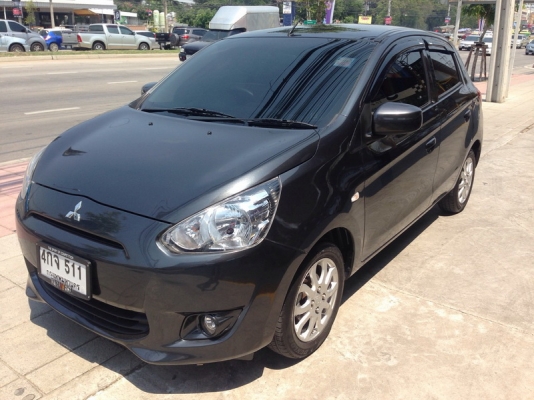 MITSUBISHI MIRAGE ปี 2014 รถสวย AUTO กระจกไฟฟ้า ARIBAG เบรค ABS ล้อ MAX เครื่องวิ่งดี ช่วงล่างดี แอร์เย็น ภายในสภาพใหม่ สีสวย จัดไฟแนนได้ ฟรีดาวน์