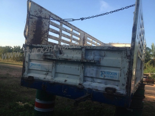 กระบะคอก ไม่ดัมพ์ ยาว  6.30  เมตร  กว้าง 2.45 เมตร สูง 2 เมตร