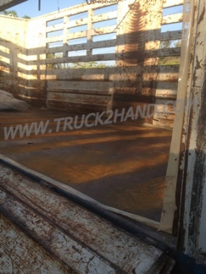 กระบะคอก ไม่ดัมพ์ ยาว  6.30  เมตร  กว้าง 2.45 เมตร สูง 2 เมตร