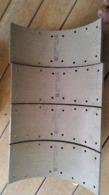 ขายผ้าเบรค isuzu nqr 175 แท้ญี่ปุ่น