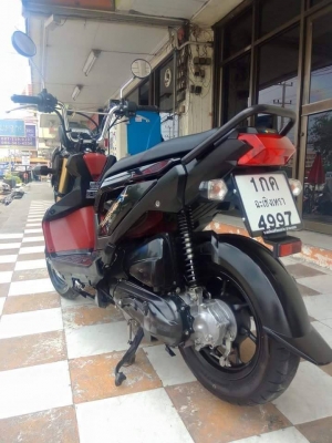 ตัวท๊อปสุด Honda Zoomer X ปลายปี 2556 สีดำแดง รุ่นคอมบายเบรค รถสวยมาก ของดีจริง