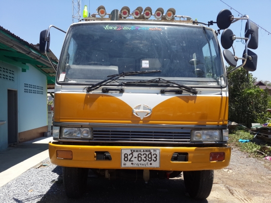ขายรถบรรทุก 10 ล้อดั๊พม์ ยี่ห้อ HINO เครื่อง HO7C เทอร์โบ 210 เสื้อเพลา 3H และคานหน้า 3H หัวสิงห์ไฮเท็ค