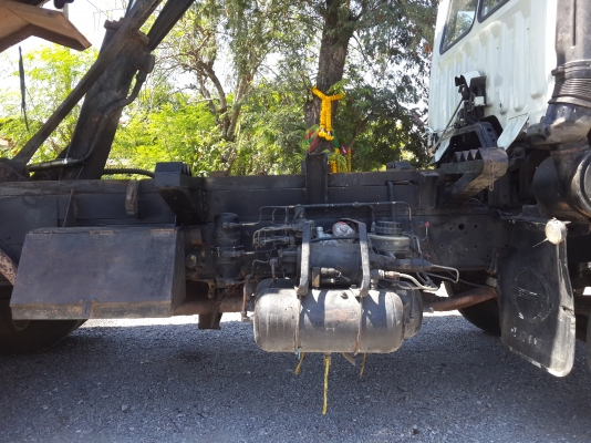 ขายรถบรรทุก 10 ล้อดั๊พม์ ยี่ห้อ HINO เครื่อง HO7C เทอร์โบ 210 เสื้อเพลา 3H และคานหน้า 3H หัวสิงห์ไฮเท็ค