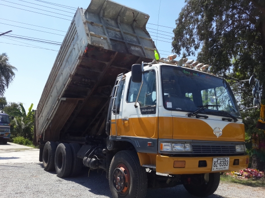ขายรถบรรทุก 10 ล้อดั๊พม์ ยี่ห้อ HINO เครื่อง HO7C เทอร์โบ 210 เสื้อเพลา 3H และคานหน้า 3H หัวสิงห์ไฮเท็ค