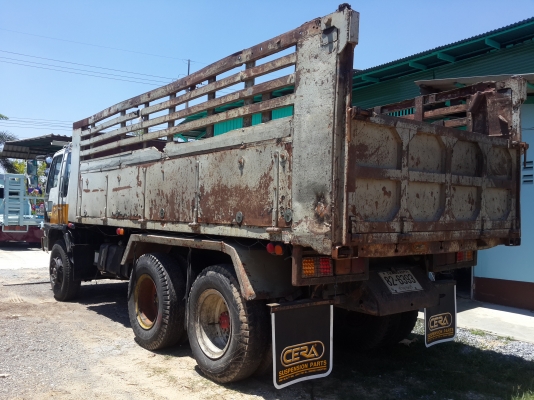 ขายรถบรรทุก 10 ล้อดั๊พม์ ยี่ห้อ HINO เครื่อง HO7C เทอร์โบ 210 เสื้อเพลา 3H และคานหน้า 3H หัวสิงห์ไฮเท็ค