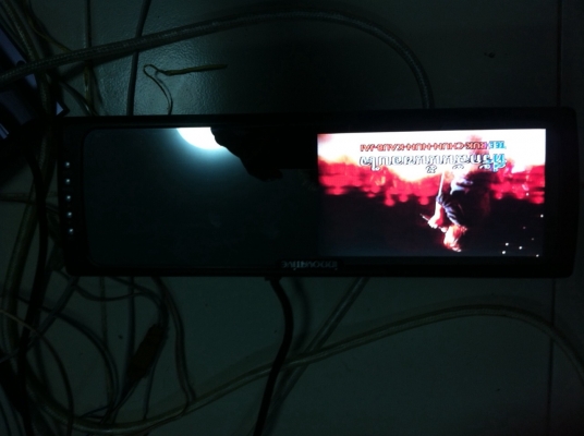 จอมองหลัง 6.5นิ้ว มีAV 2ช่อง made in korea มือ2 ญี่ปุ่น