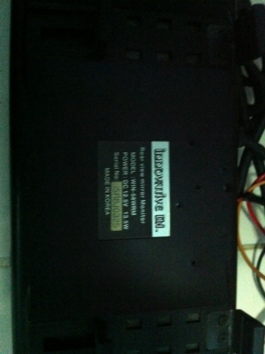 จอมองหลัง 6.5นิ้ว มีAV 2ช่อง made in korea มือ2 ญี่ปุ่น