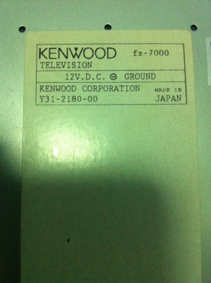KENWOOD FZ-7000 7นิ้ว สไลด์ ทัชกรีน AV Camera AV Out ปรับจอขยับหน้าหลัง ปรับเอียงได้ มือ2 ญี่ปุ่น KENWOOD FZ-7000 7นิ้ว สไลด์ ทัชกรีน AV Camera AV Out ปรับจอขยับหน้าหลัง ปรับเอียงได้ มือ2 ญี่ปุ่น
