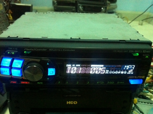 Alpine CDA-9807J MP3 CD ปรีเอ้า 1ชุด คุมกล่องCD สภาพสวย มือ2 ญี่ปุ่น Alpine CDA-9807J MP3 CD ปรีเอ้า 1ชุด คุมกล่องCD สภาพสวย มือ2 ญี่ปุ่น