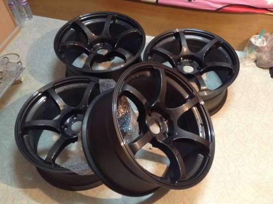 แม็ก RGZ ขอบ 18 ถูกๆ 7900 บาทหน้า 8 หลัง 9 นิ้ว 5 รู 114