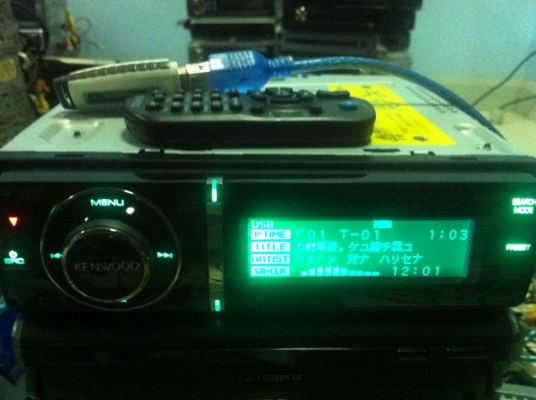 KENWOOD I-K700 USB SD CARD IPod MP3 CD 3ปรีเอ้า AUX กราฟฟิก ไฟเปลี่ยนสี พร้อมรีโมท มือ2 ญี่ปุ่น