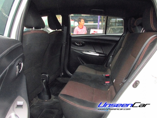 ใช้เงินรวมออกรถ 30000 บาท TOYOTA YARIS สี ขาว ปี2014 เกียร์ AT รุ่นย่อย CVT-i 1.2 G เครื่องยนต์ เบนซิน ราคา 499000 บาทโทร0922726669 ค่ะ