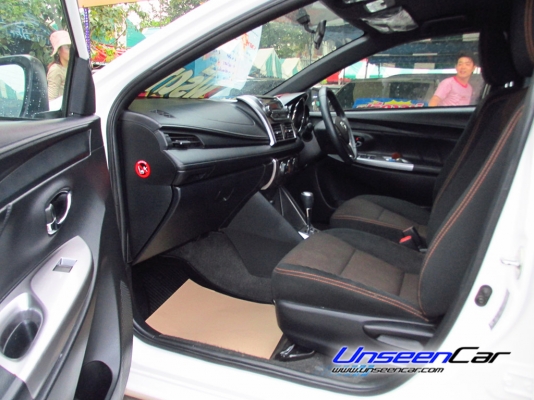 ใช้เงินรวมออกรถ 30000 บาท TOYOTA YARIS สี ขาว ปี2014 เกียร์ AT รุ่นย่อย CVT-i 1.2 G เครื่องยนต์ เบนซิน ราคา 499000 บาทโทร0922726669 ค่ะ