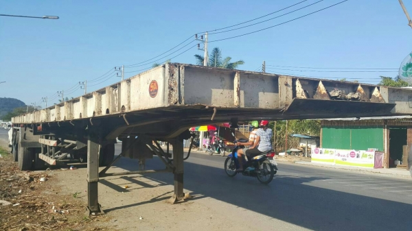 หางสามเพลาพื้นเรียบ smm