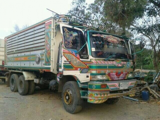 ขายรถพ่วง 18 ล้อ 2 เพลา แม่-ลูก กระบะเนียมคอกกระเษตรดั้ม HINO 1M วางเครื่อง PO9 (315 แรง ) เกียร์ ฟูเลอร์ รถสวย ราคา.1380000 สนใจรีบจองด่วน