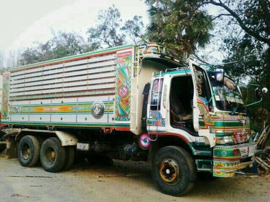 ขายรถพ่วง 18 ล้อ 2 เพลา แม่-ลูก กระบะเนียมคอกกระเษตรดั้ม HINO 1M วางเครื่อง PO9 (315 แรง ) เกียร์ ฟูเลอร์ รถสวย ราคา.1380000 สนใจรีบจองด่วน