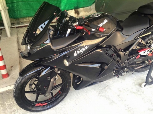 KAWASAKI NINJA 250 ปี2009 สภาพกริปๆ แต่งล้อโตของER6 ราคาเพียง 69500