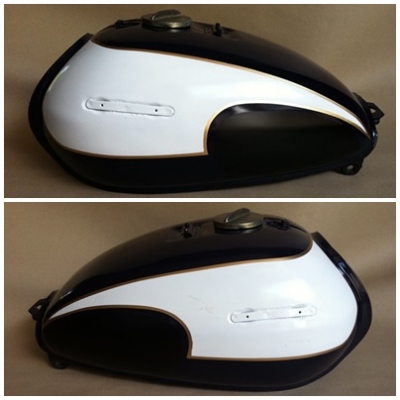 ถังน้ำมัน มือสองหลายใบ Rx100ทำสีลายSR ลายW650