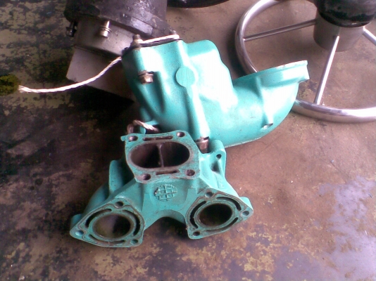 ขายคอท่อไอเสีย Kawazaki 750