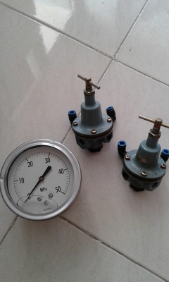 ตัวปรับแรงดันลม และ ตัววัดแรงดันไฮดอริค