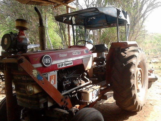 ขายรถไถ แมสซี่ 185  พร้อมใช้ แถมผานดันหน้าและผานพรวน