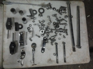 ขายโครงและอะไหล่manac0150ccราคา3500บาท