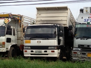 HINO FM3M เครื่อง PO9C กระบะดั้มสามมิตรรอนเฉียง