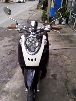 ขาย Fino Classic ปี 54 2011 ขาว-ดำ ไมล์แยก วิ่ง8000โล 25900 บาท