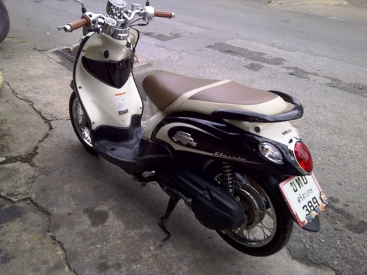 ขาย Fino Classic ปี 54 2011 ขาว-ดำ ไมล์แยก วิ่ง8000โล 25900 บาท