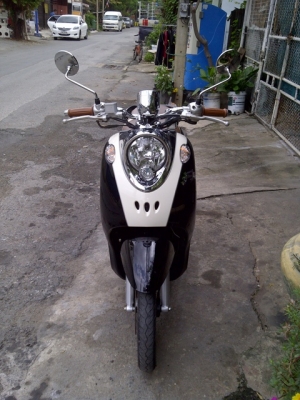 ขาย Fino Classic ปี 54 2011 ขาว-ดำ ไมล์แยก วิ่ง8000โล 25900 บาท