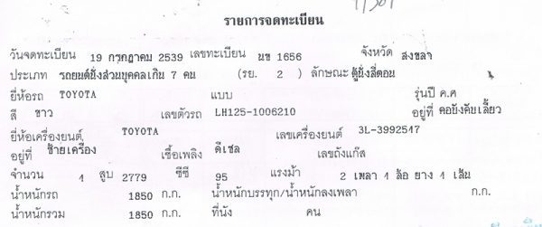 โตโยต้า Comuter หลังคาสูง ช่วงยาว สีขาว ด่วน.... โตโยต้า Comuter หลังคาสูง ช่วงยาว สีขาว ด่วน....
