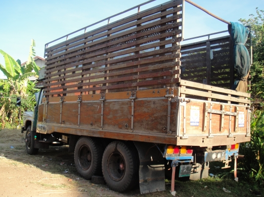 ขายสิบล้อหัวยาวเพลาเดียวร่อง เครื่อง 6BG1 ฝาส้ม เจ้าของขายเอง