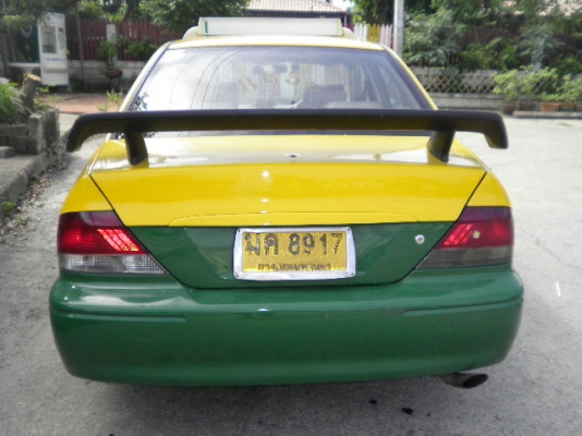 ขายแท็กซี่ มิตซู เขียวเหลือง เหลือ 2ปี