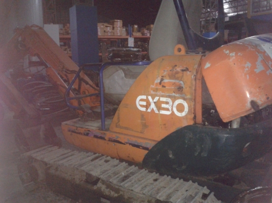 ขายรถขุด HITACHI EX30 โซ่เหล็กใหม่ ปั้มนิ้วคอลโทรลสั้นน้ำมัน เก่านอก ขายรถขุด HITACHI EX30 โซ่เหล็กใหม่ ปั้มนิ้วคอลโทรลสั้นน้ำมัน เก่านอก