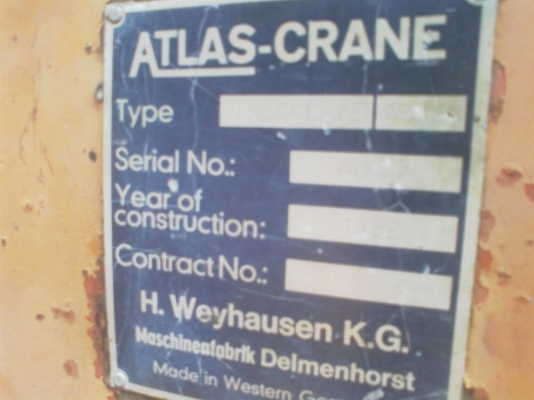 ขายเฮี๊ยบ ATLAS 6 ตัน ยกลงจากรถ พร้อมใช้ ขายเฮี๊ยบ ATLAS 6 ตัน ยกลงจากรถ พร้อมใช้