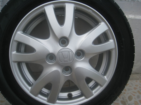 ขายล้อแม็กเดิม Honda brio 14"x4.5" 4/100(ไม่มียาง) (081-3747940)