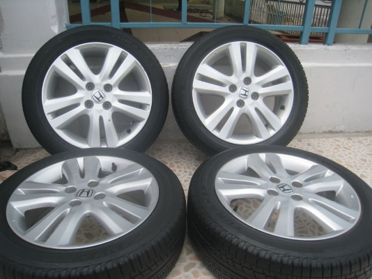 ขายล้อแม็กเดิม Honda jazz 16 นิ้ว 4/100 +ยางปี 09 (081-3747940)