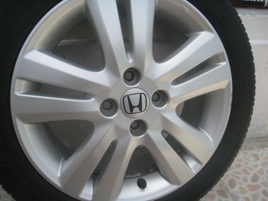 ขายล้อแม็กเดิม Honda jazz 16 นิ้ว 4/100 +ยางปี 09 (081-3747940)