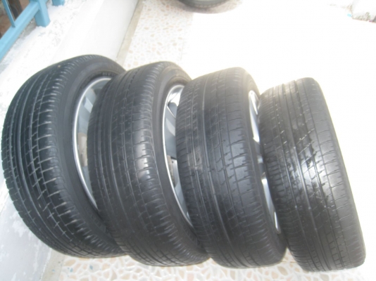 ขายล้อแม็กเดิม Honda jazz 16 นิ้ว 4/100 +ยางปี 09 (081-3747940)