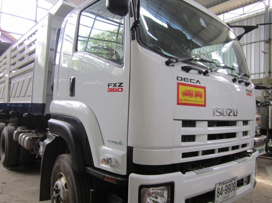 ขาย10ล้อ2เพลาดั้ม ISUZU FXZ360 ปี53ธันวากระบะSMMมีระบบพ่วง