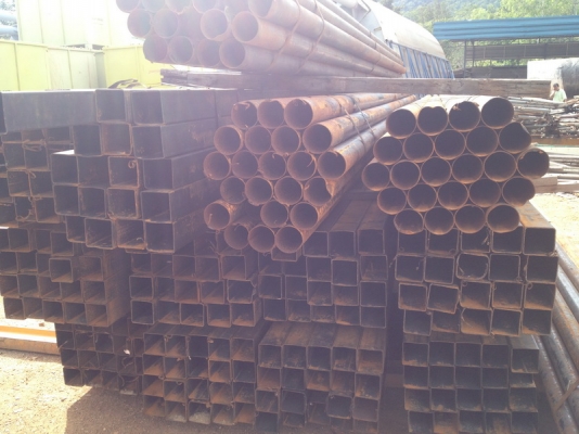 ขายเหล็กกล่อง 100x100mm ยาว 6 เมตร,ท่อ 3 นิ้ว ยาว 6 เมตร