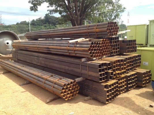 ขายเหล็กกล่อง 100x100mm ยาว 6 เมตร,ท่อ 3 นิ้ว ยาว 6 เมตร